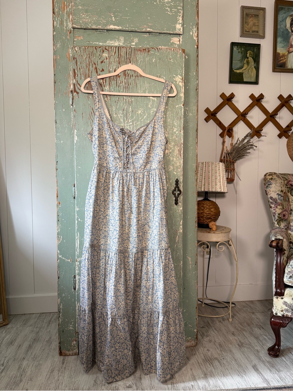 Christy Dawn Adele Dress in Daisy Blue